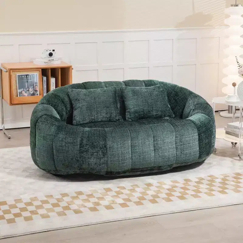 Ultimate Lounger : Canapé-Pouf à Dossier Haut pour un Confort Intérieur et Extérieur