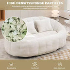 Ultimate Lounger : Canapé-Pouf à Dossier Haut pour un Confort Intérieur et Extérieur