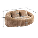 Ultimate Lounger : Canapé-Pouf à Dossier Haut pour un Confort Intérieur et Extérieur