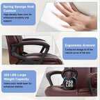 Chaise de bureau Chaise d'ordinateur en cuir PU respirant