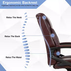 Chaise de bureau Chaise d'ordinateur en cuir PU respirant