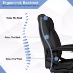 Chaise de bureau Chaise d'ordinateur en cuir PU respirant
