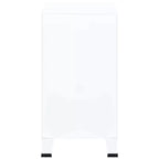 Coffre de rangement Acier blanc, plastique 75x40x80 cm - Blanc 80