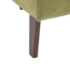 Fauteuil d'appoint rembourré Mid-Century Modern avec dossier incurvé
