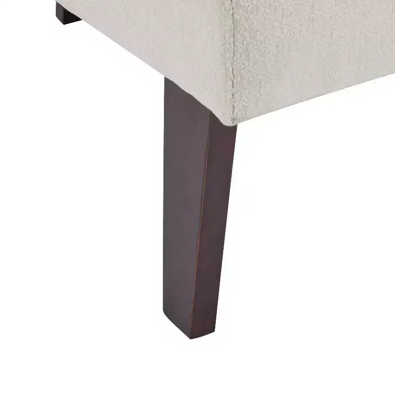 Fauteuil d'appoint rembourré Mid-Century Modern avec dossier incurvé