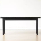 Banc de salle à manger en bois massif 40 avec assise en rotin
