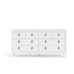   8 Drawer Double Dresser Modern Traditional Style 12345