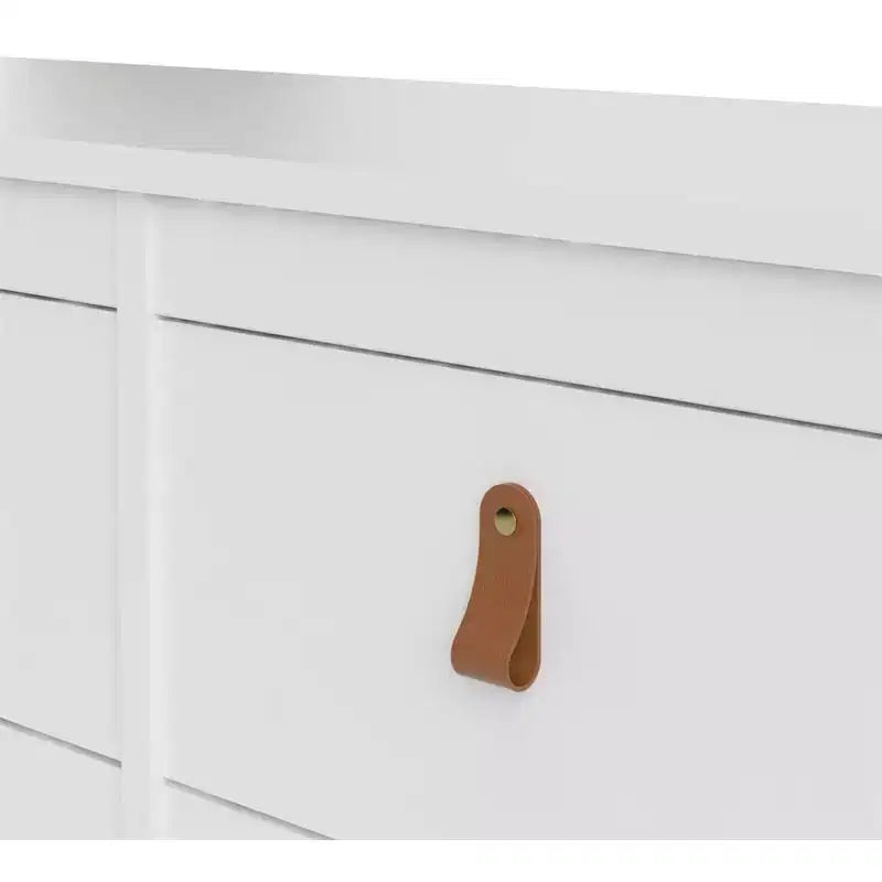 Commode double à 8 tiroirs de style moderne traditionnel