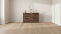 6 Drawer Dresser for Bedroom, Walnut 6 Chest of Drawers with Embedded Handles Design, Wooden Dresser Closet Organizer for Living Room Entryway Nursery