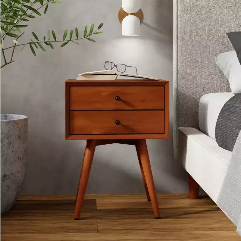 Small Nightstand, Chestnut