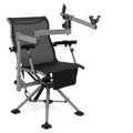 Costway Portable Hunting Chair w/360 Swivel Adjustable Legs & Armrests Holder