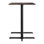 Plateau de table avec technologie TopGuard HPL et piètement hauteur bar