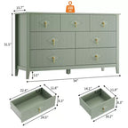 Buffet moderne blanc de 140 cm avec portes vitrées et rangement, Table d'entrée en bois robuste, Organisateur de cuisine multifonctionnel pour chambre à coucher et salon